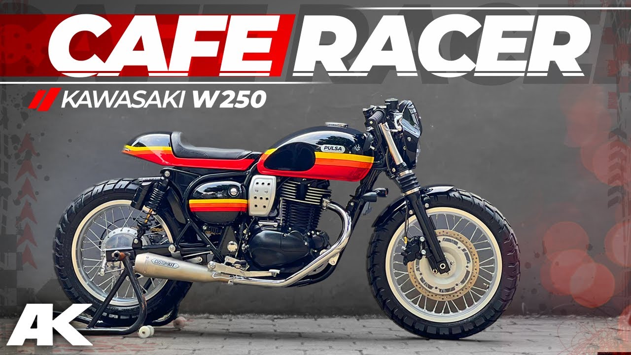 Ubahannya Irit, Auto Jadi Favorit! Custom W250 Cafe Racer! #AtenxKatros #caferacer #kawasaki