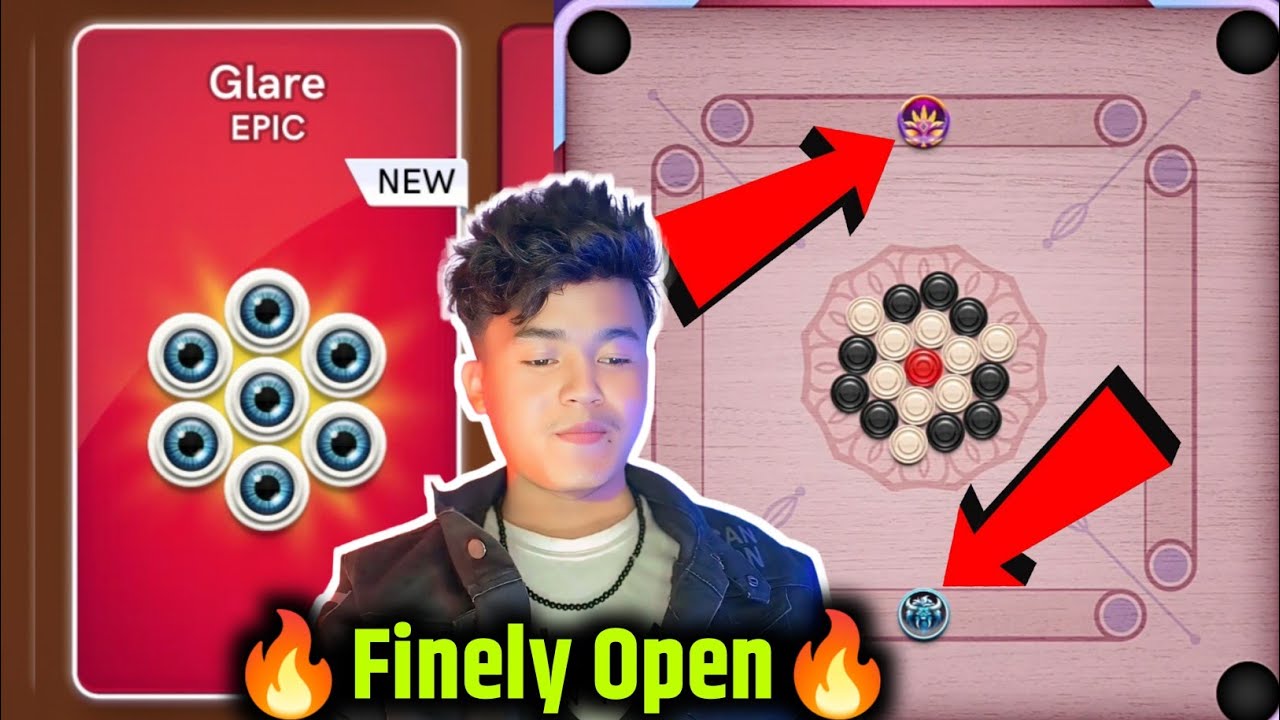 🔥Finely Glare Puck Open 🎉 Singapore Table Glitch😂 Carrom Pool Gaming Yash 🔥
