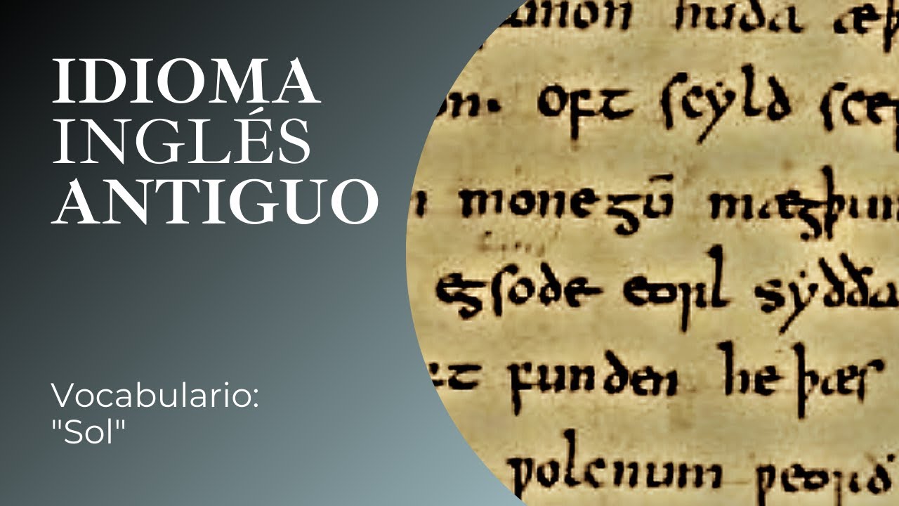 Aprender IDIOMA INGLES ANTIGUO MEDIEVAL ANGLOSAJON : 