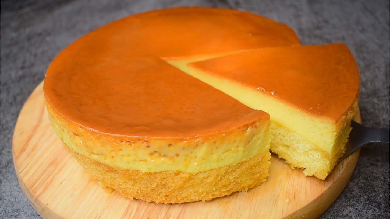 Chiffon Pudding Without Oven l Custard Cake On Stove