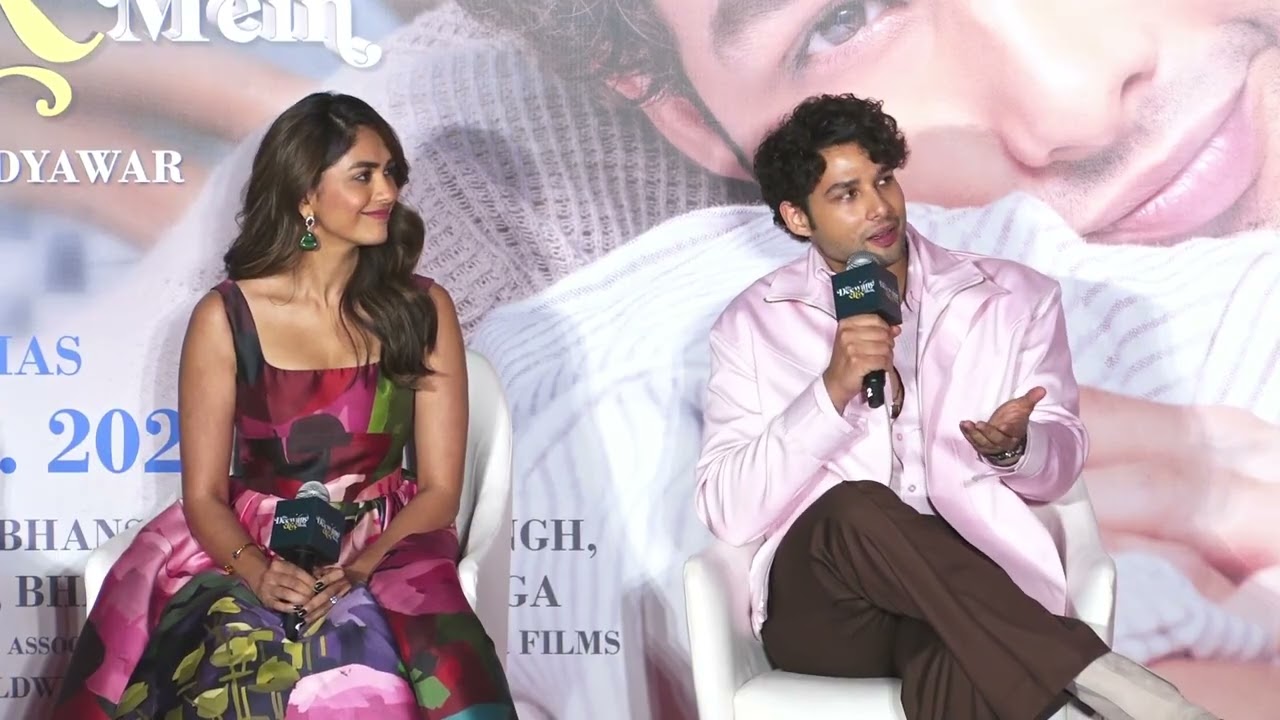 Mrunal Thakur And Siddhant Chaturvedi At The Trailer Launch Of Do Deewane Seher Mein In Andheri
