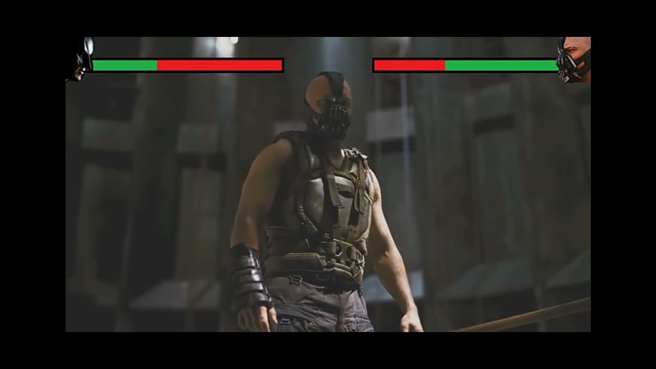 the dark Knight rises batman vs bane fight 1