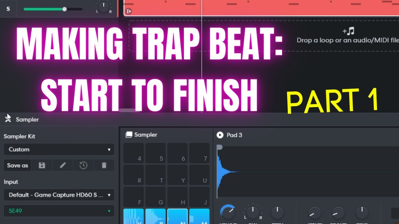 Bandlab Tutorial: Making A Trap Beat part 1