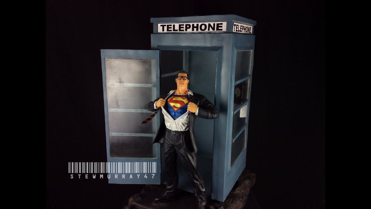 1/4 Scale Clark Kent with Phone Booth Statue by Garage Statues Review