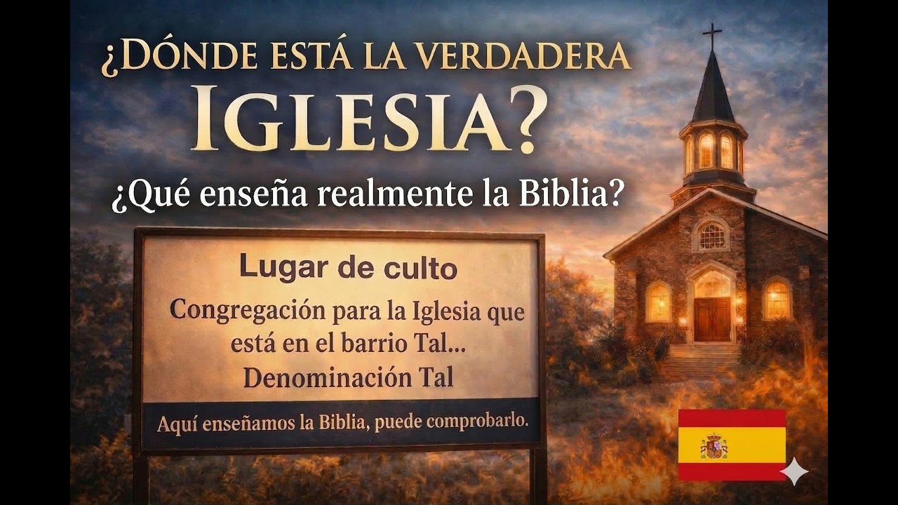 ¿Dónde Está la Verdadera IGLESIA según la Biblia? #IglesiaVerdadera #CuerpoDeCristo #EstudioBiblico