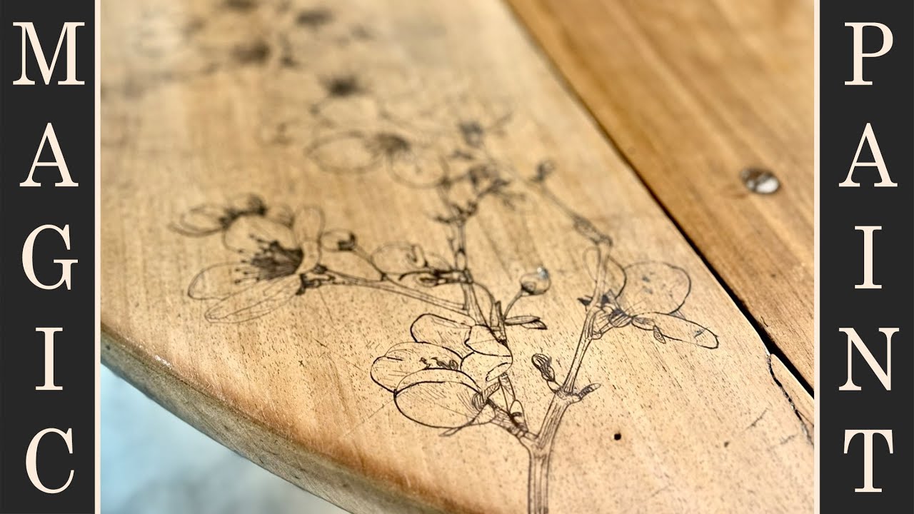 Sverniciare un vecchio tavolo e trattare il legno grezzo ChalkPaint fai da te® DIY Elisa Magic Paint