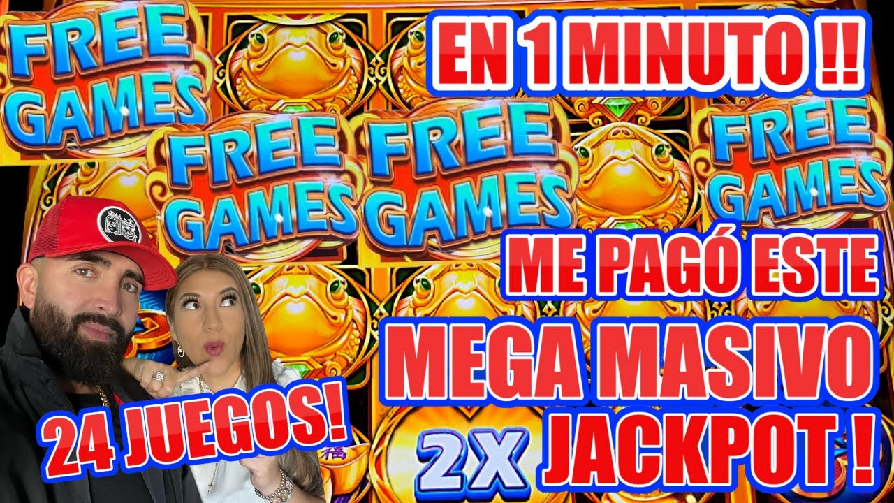 😱 EN 1 MINUTO ME PAGÓ ESTE MASIVO JACKPOT EN EL CASINO !  CASH FORTUNES NOS TIRO 24 JUEGOS AL AZAR
