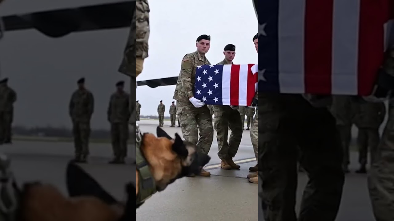 This loyal K9's final goodbye to his partner... I'm speechless. 💔😭