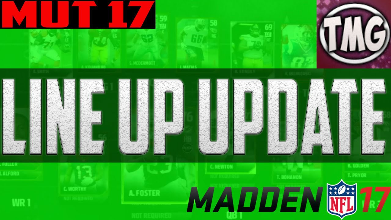 MUT 17 Line Up Update!!!! Adding Elite Rob Gronk!!!!!!!