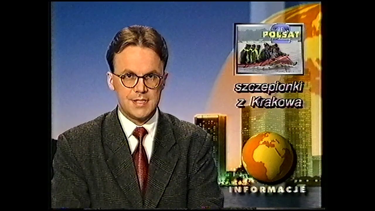 Polsat 2 - Ident i Informacje (fragment) - 24/25.07.1997