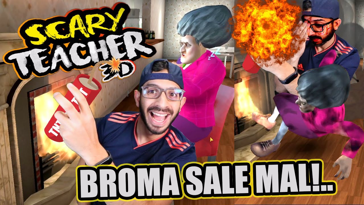 SE INCENDIA LA CASA DE LA MAESTRA LOCA | Scary Teacher 3D Capitulo 5 | Juegos Luky