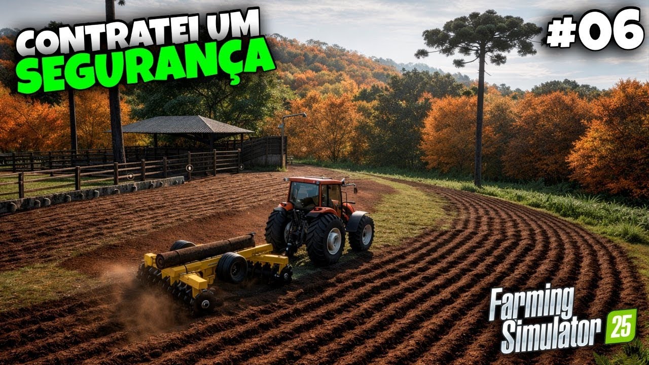 CONSTRUI UM CURRAL GIGANTE NA FAZENDA PITANGUEIRA | FARMING SIMULATOR 25 #06