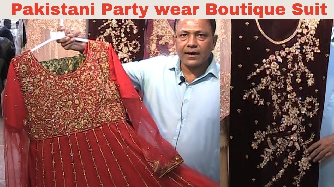 Pakistani Designer Partywear & Wedding Suit - Boutique Designs Outfits, Buy Online Shopping