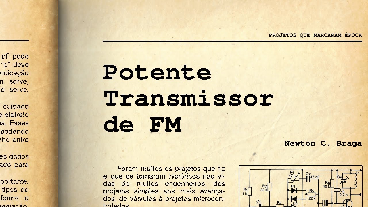 Potente transmissor de FM (VAM066)