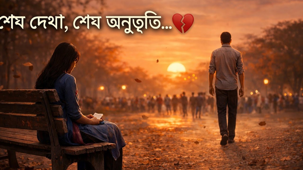 শেষ দেখা… কিন্তু ভালোবাসা শেষ হয়নি 💔 | Emotional Bengali Story|Bangla sad love story