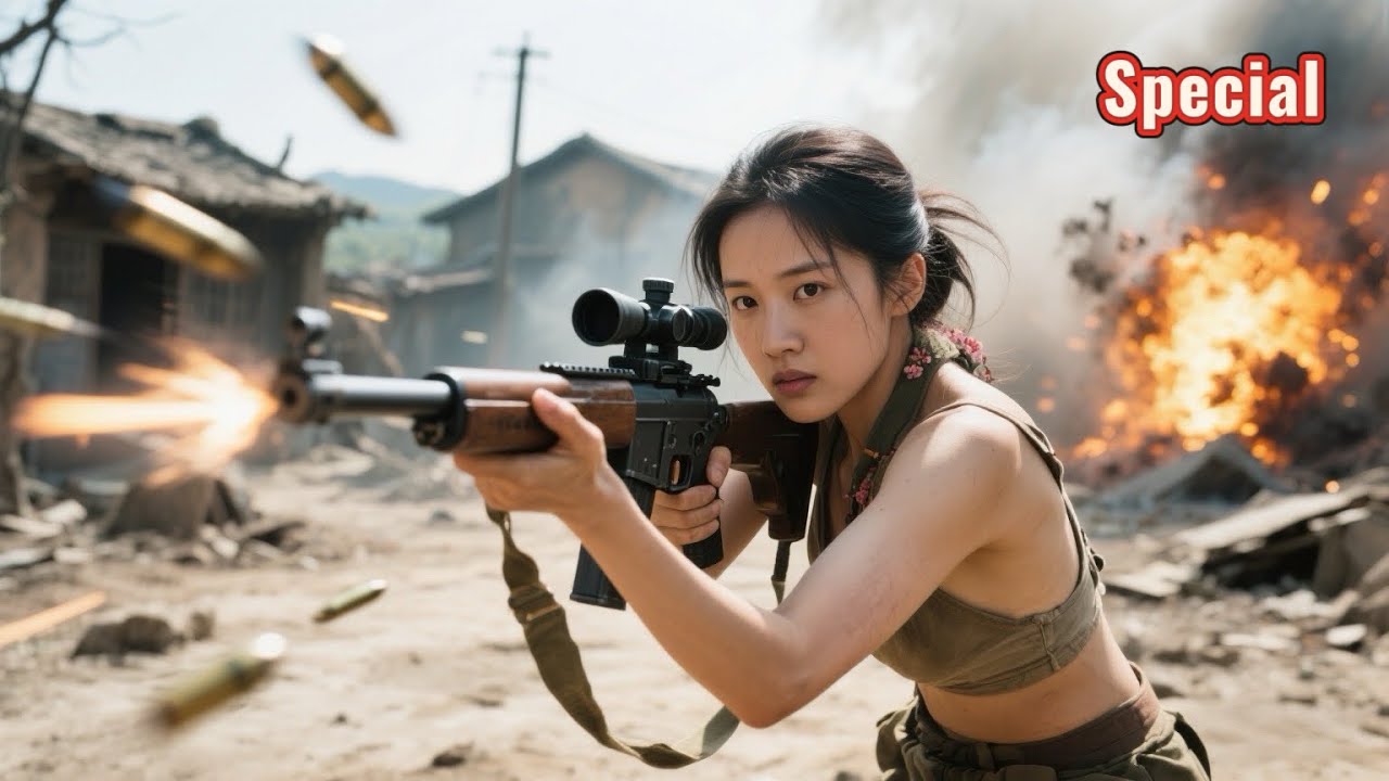Японский снайпер устроил засаду на мальчика, но его спасла девушка из деревни, владеющая кунг-фу!
