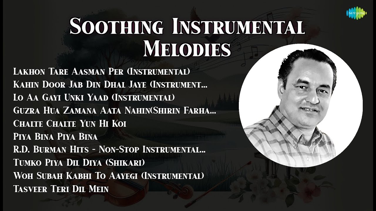 Tabun Sutradhar | Lakhon Tare Aasman Per Instrumental | Kahin Door Jab Din Dhal Jaye Instrume...