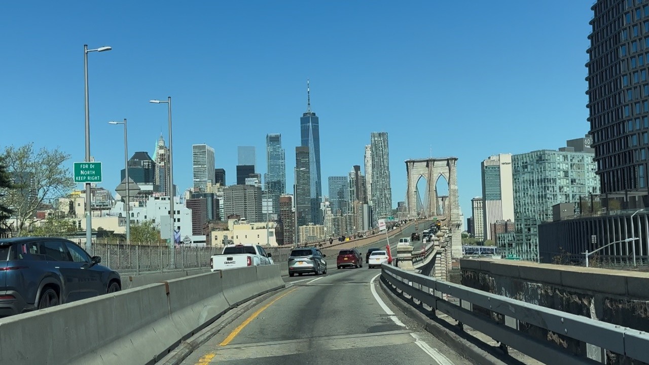 Driving tour from BROOKLYN to Manhattan