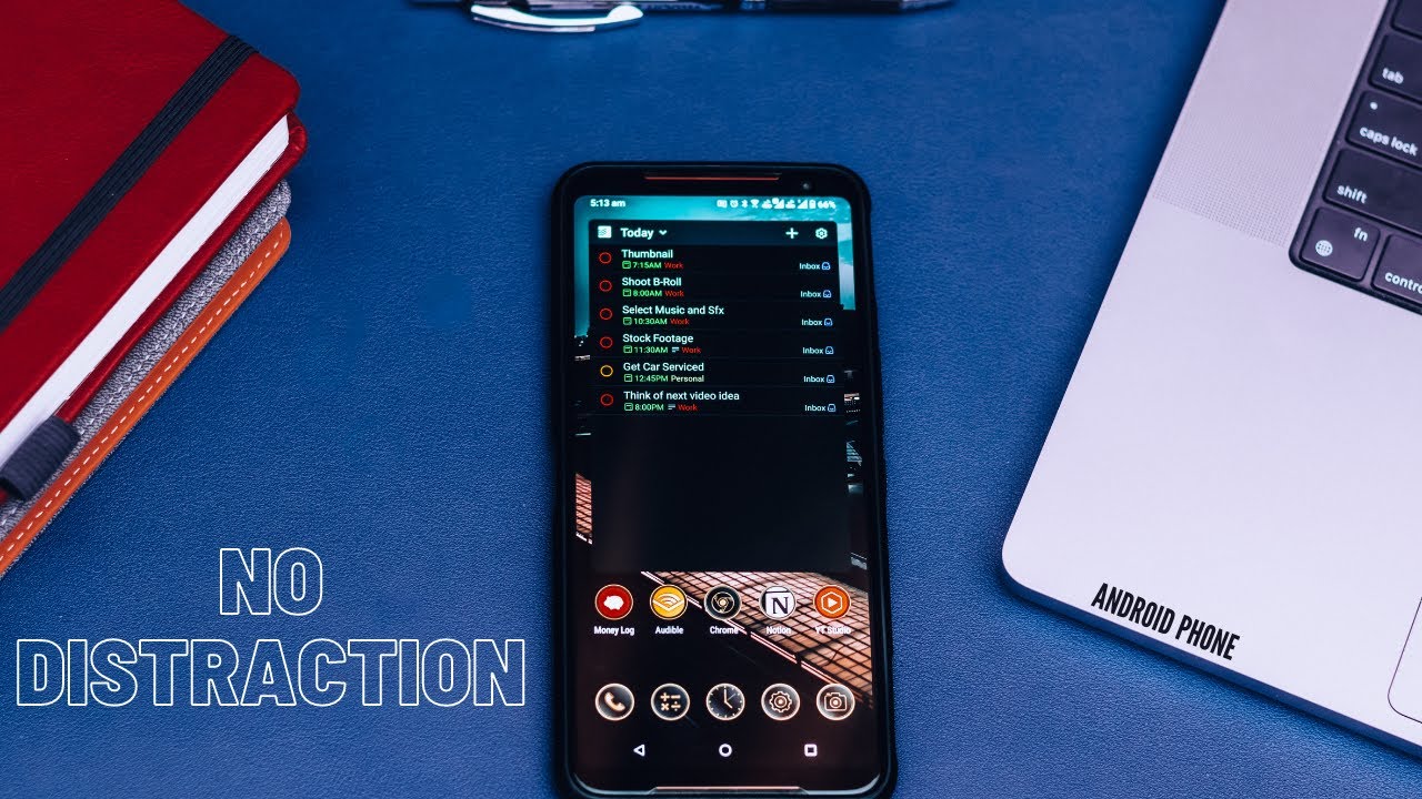 My Minimal Android Phone Productivity Outlook | NO DISTRACTIONS