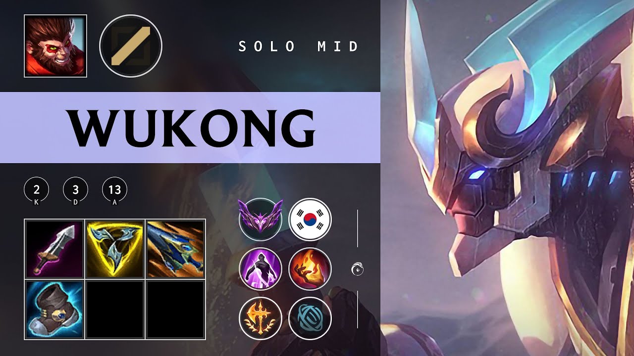 Wukong Mid vs Yasuo - KR Master Patch 25.24