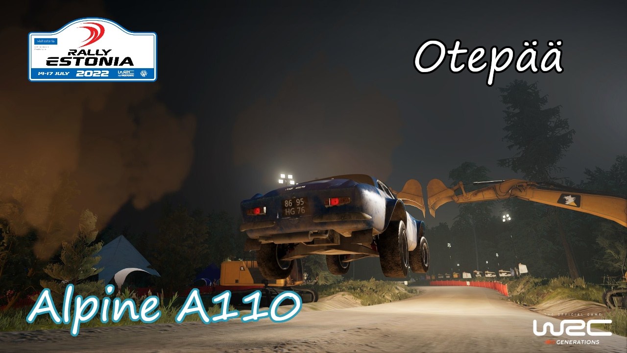 【WRC Generations】アルピーヌA110で普通にグラベルを走るだけの動画#47【Rally Estonia】