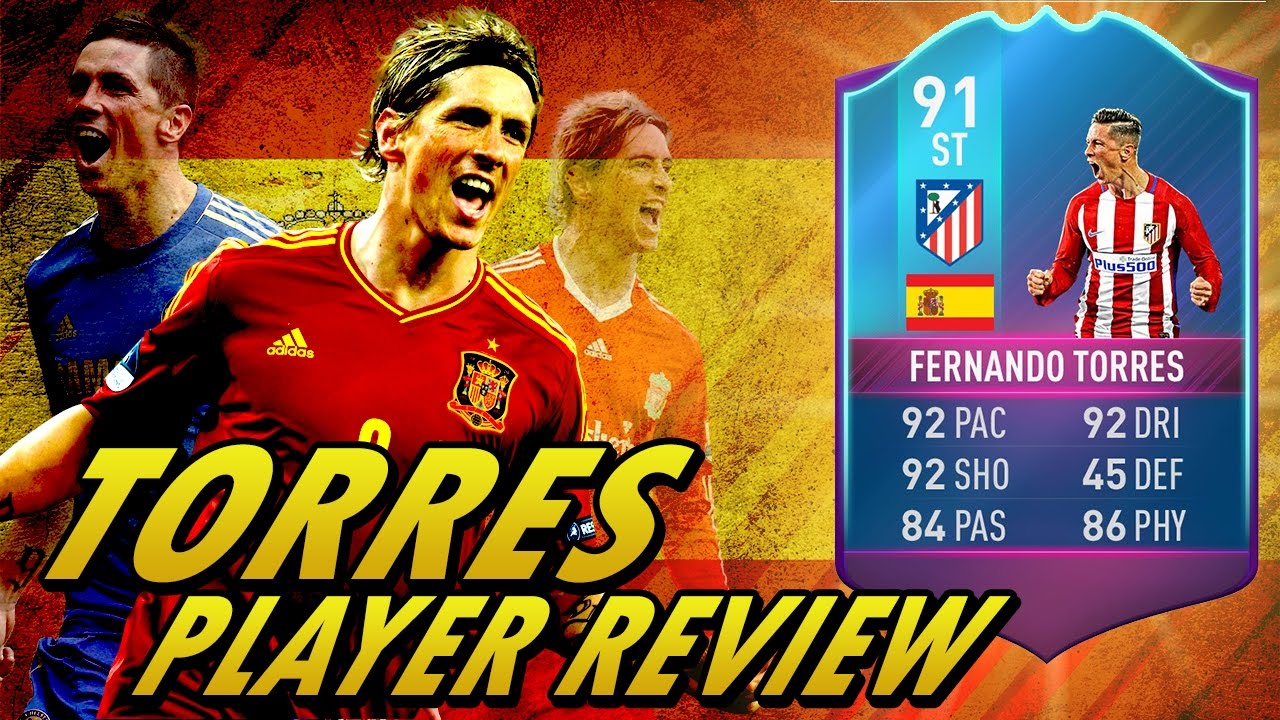 FIFA 17 UT - Premium SBC Torres (91) Player Review and Comparison w/Gameplay & In-Game Stats