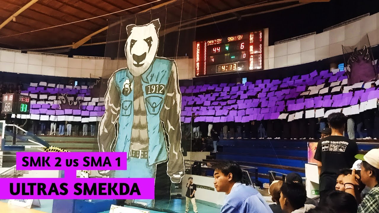 Aksi Keren Supporter SMK 2 Surabaya dalam Mendukung Tim Basket Sekolah | SMK 2 vs SMA 1 (13.01.2023)