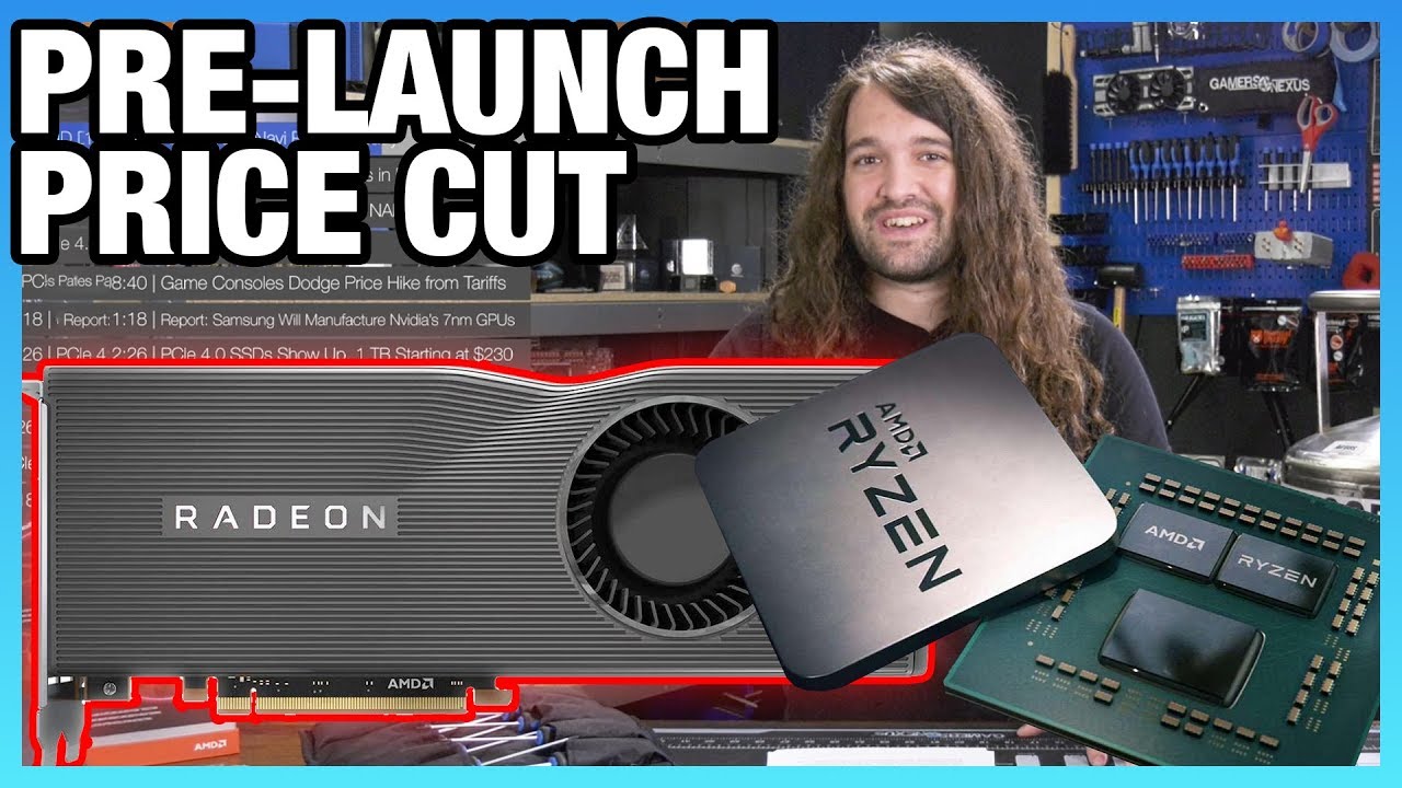 HW News - AMD Cuts Navi GPU Prices Already, NVIDIA 7nm GPUs, & AMD Ray Tracing Patents