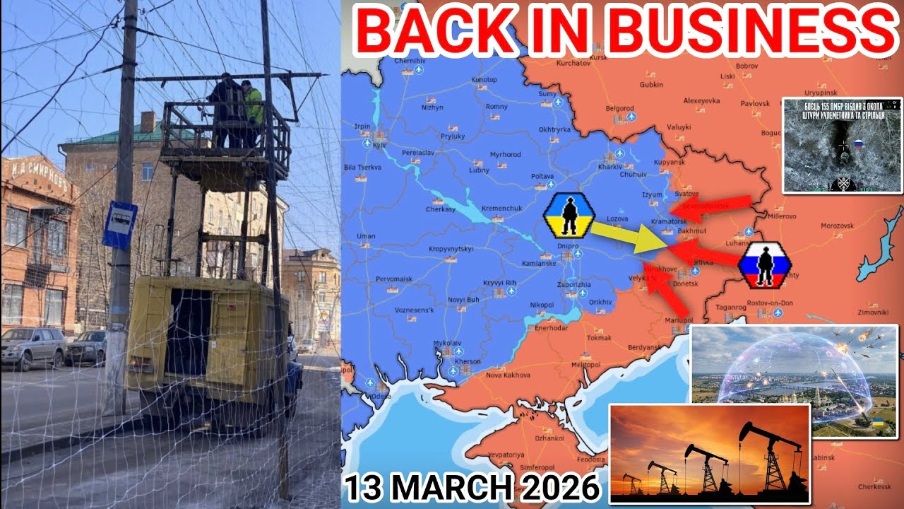 Russia Back in Oil Business | Defensive Nets Cover Donetsk [13 March 2026]