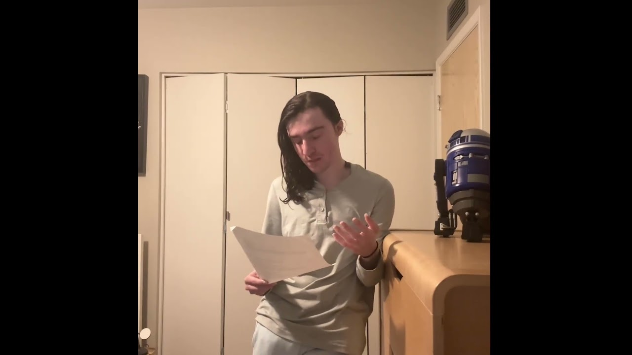 Showing off my acting skills, to prove i am better than Ai. 