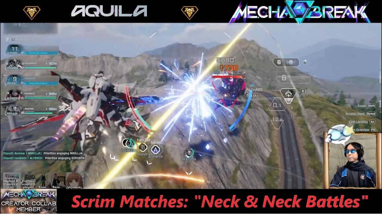 [Mecha Break] ~ Neck & Neck Scrim Matches (Aquila)
