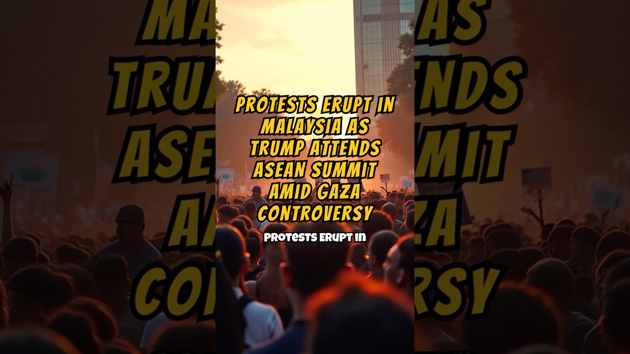 Protests Erupt in Malaysia as Trump Attends ASEAN Summit Amid Gaza Controversy