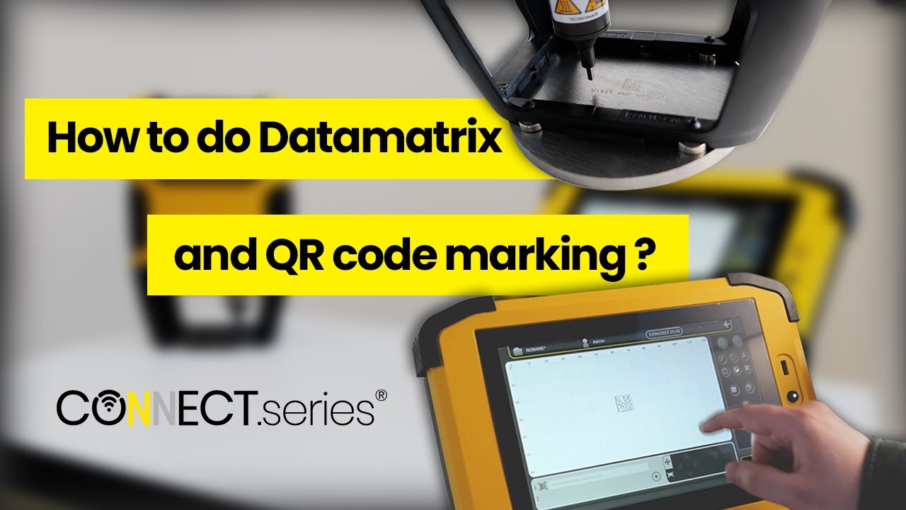 Connect.series : How to do Datamatrix and QR code marking