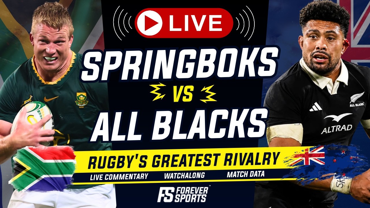 SPRINGBOKS vs ALL BLACKS LIVE! | New Zealand vs South Africa Live Commentary & Watchalong