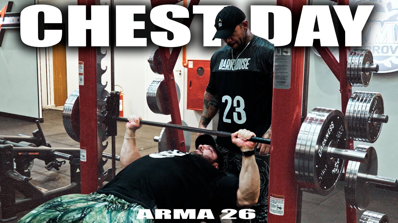MAIS FORTES E MAIS LOUCOS - TREINO DE PEITO | PROJETO ARMA 26