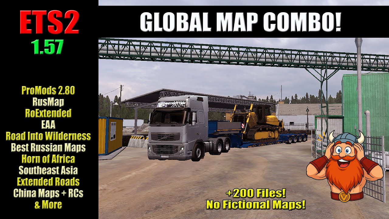🔥 GLOBAL MAP COMBO 🗺️ ETS2 1.57 | NORDIC HORIZONS + ProMods + RusMap + EAA 🛠️ LOAD ORDER & Links 🚛