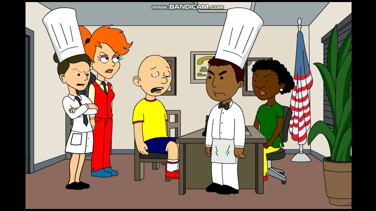 Caillou Puts Tiki Torch Fuel In The School Lunch