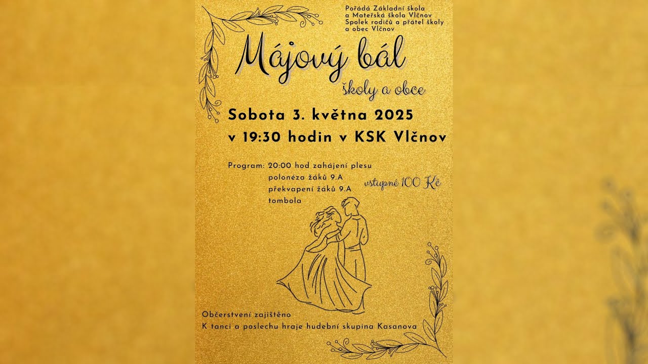 Májový bál školy a obce 2025
