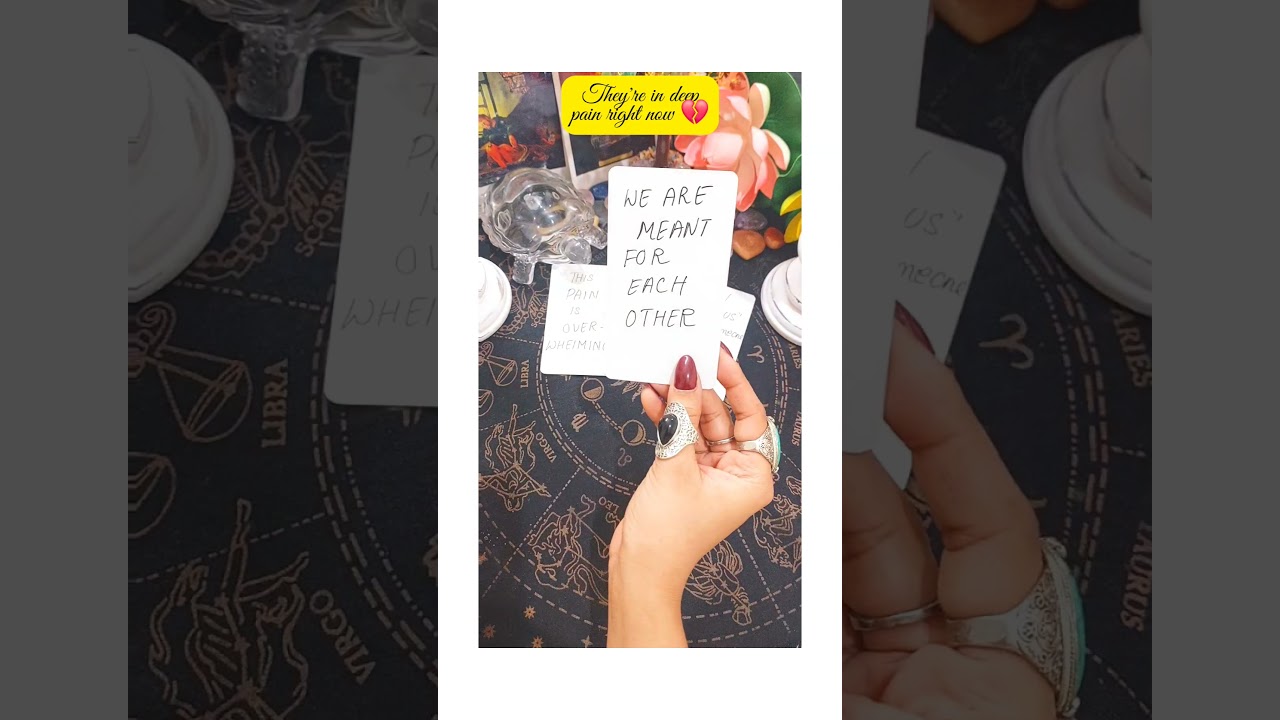 They're heartbroken over you🥺#soulmatetarot #tarotreading #tarot #tarotcardreading #pickacard