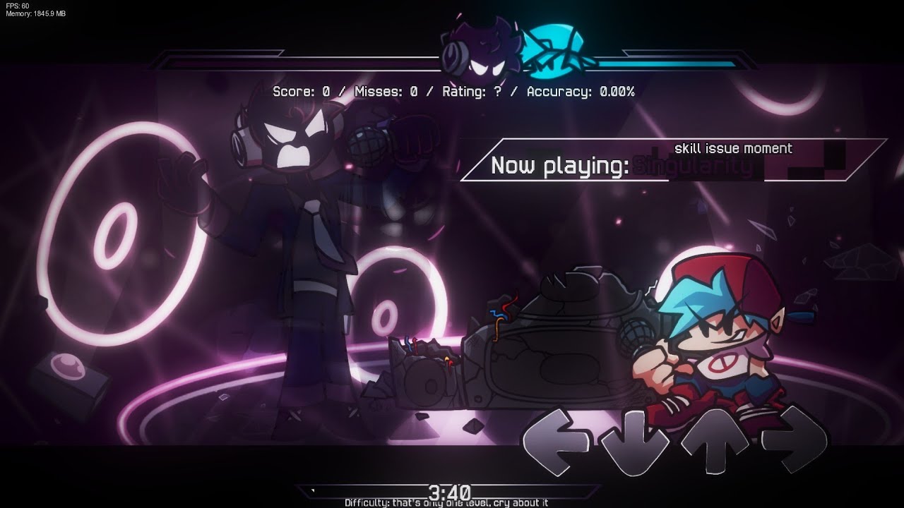 (Full Combo) FNF Vs Void REIMAGINED | Singularity {RESHADE+ BLUR}