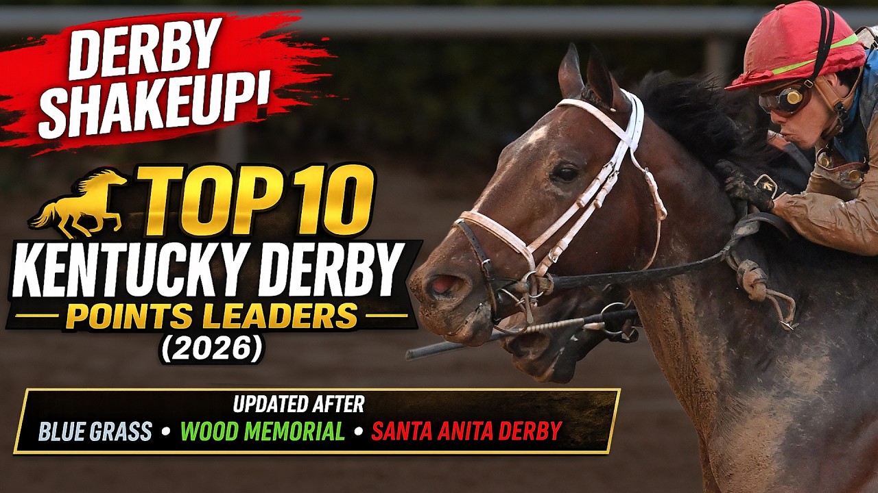 🏇 DERBY SHAKEUP! Top 10 Shifts After Blue Grass, Wood & Santa Anita (2026)