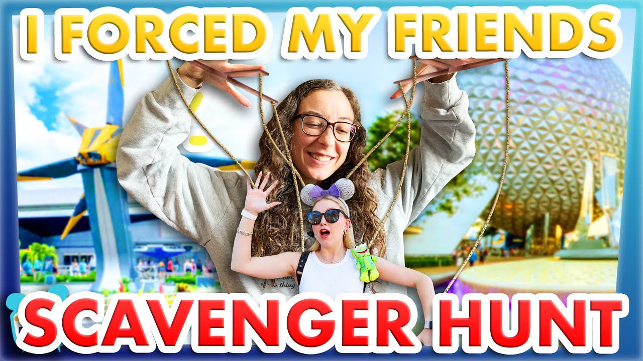 We FORCED Our Friends Into Our BIGGEST Disney World Competition -- Gamemaster Scavenger Hunt EPCOT