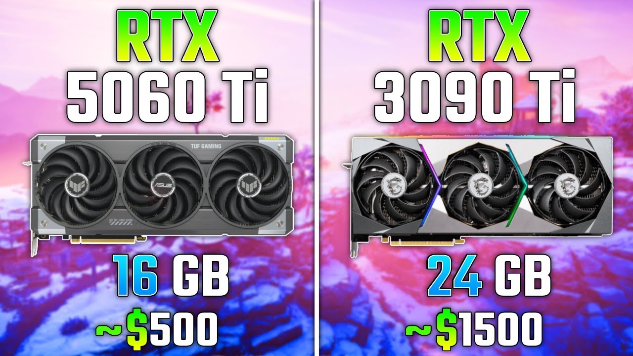 RTX 5060 Ti vs RTX 3090 Ti | Test in 7 Games