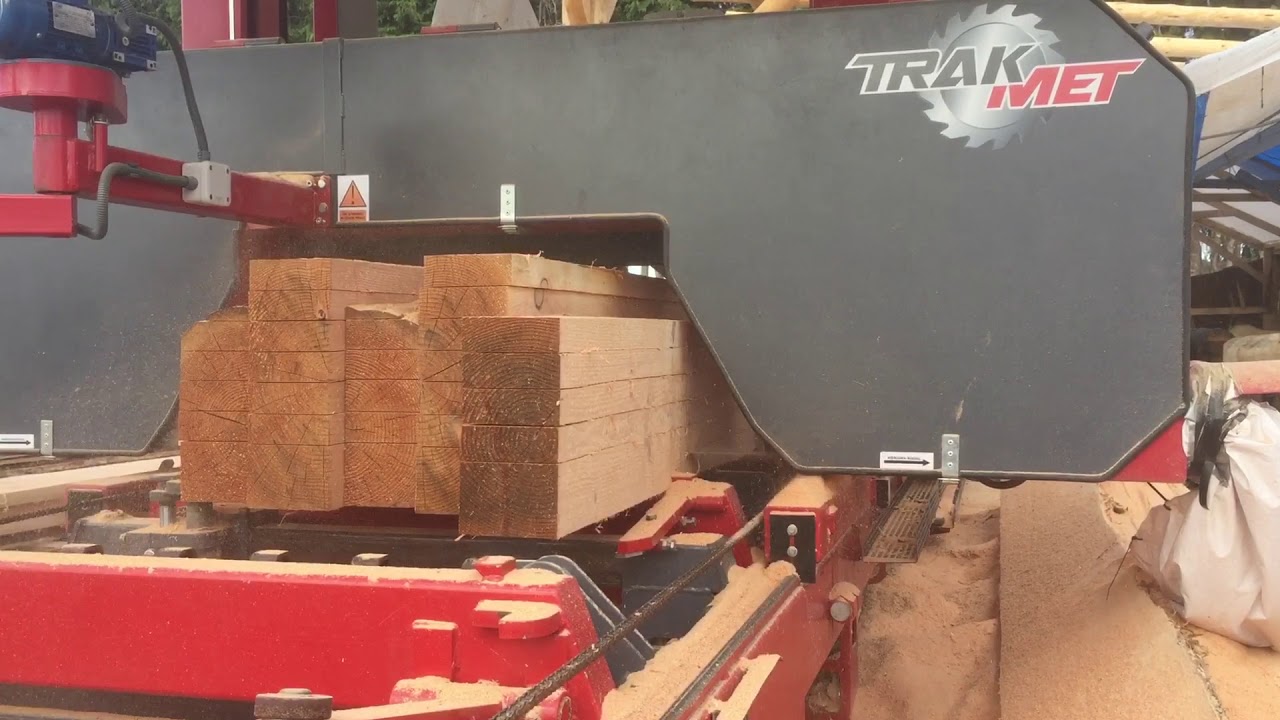 Track-Met 800 wide band sawmill
