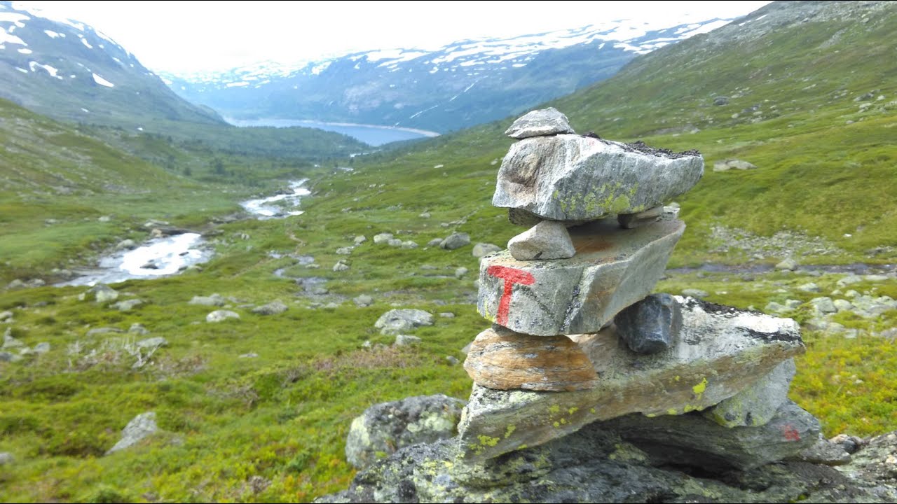 Norge 2016 - Hardangervidda. Middalsbu, Hellevasbu, Lithlos, Middalsbu.