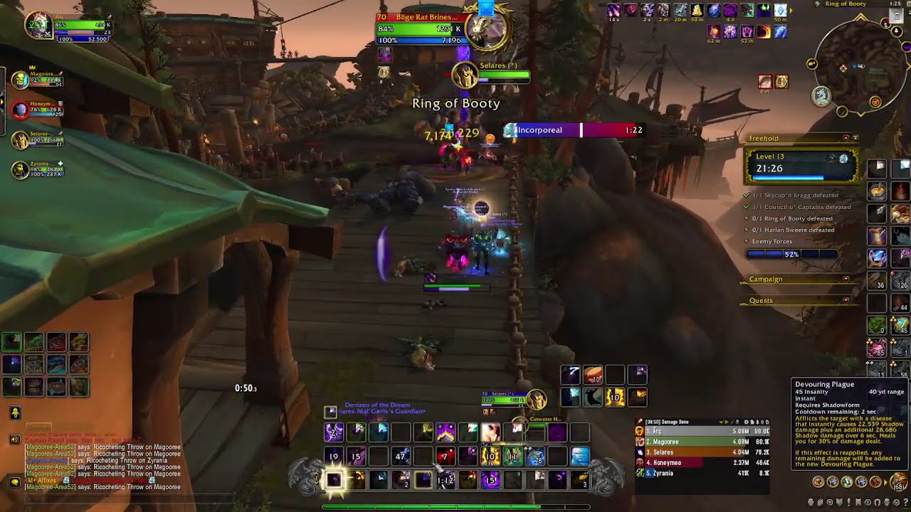 Freehold | Dungeon | +13 | Shadow Priest | Highlight