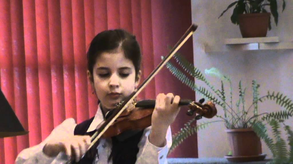 A. Komarovski - Violin Concerto No 2 , A major, p. I. - Maria Izabella Dicu - 8 years old