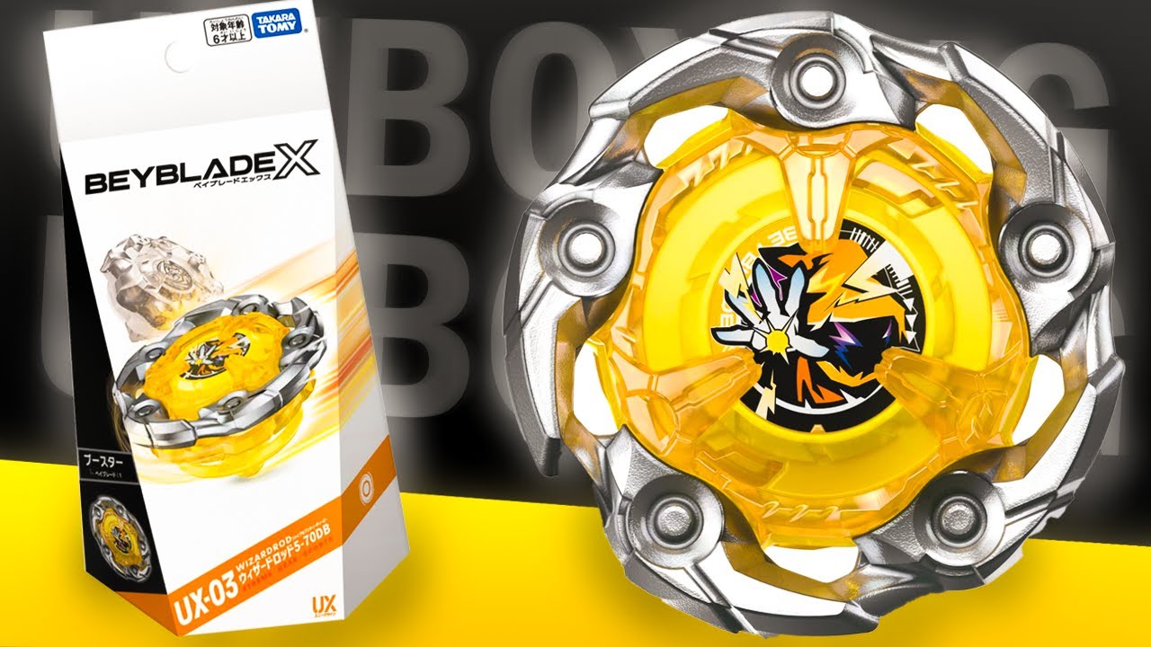 STAMINA ON! | Unboxing UX 03  Wizard Rod 5 70DB | Takara Tomy | Beyblade X - Dogão