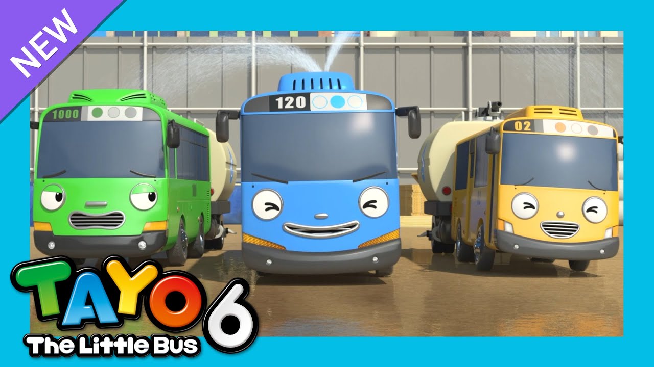 [新着] 🚌タヨ 第6 シーズン 第5 話 l 散水車になったラビ l ちびっこバス タヨ