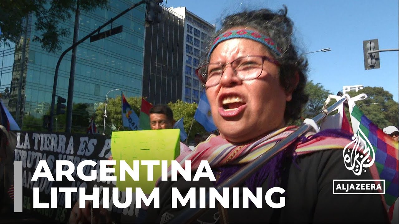 Argentina indigenous groups protest against lithium mining